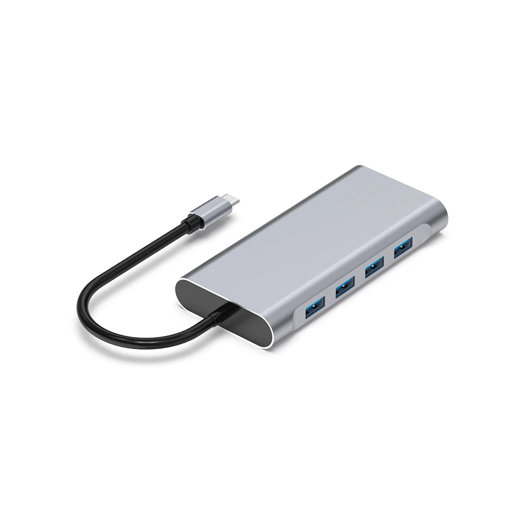 

Разветвитель для ноутбука с портом USB 100, многопортовый компьютерный концентратор, считыватель, высокоскоростной адаптер для чтения, док-ст...