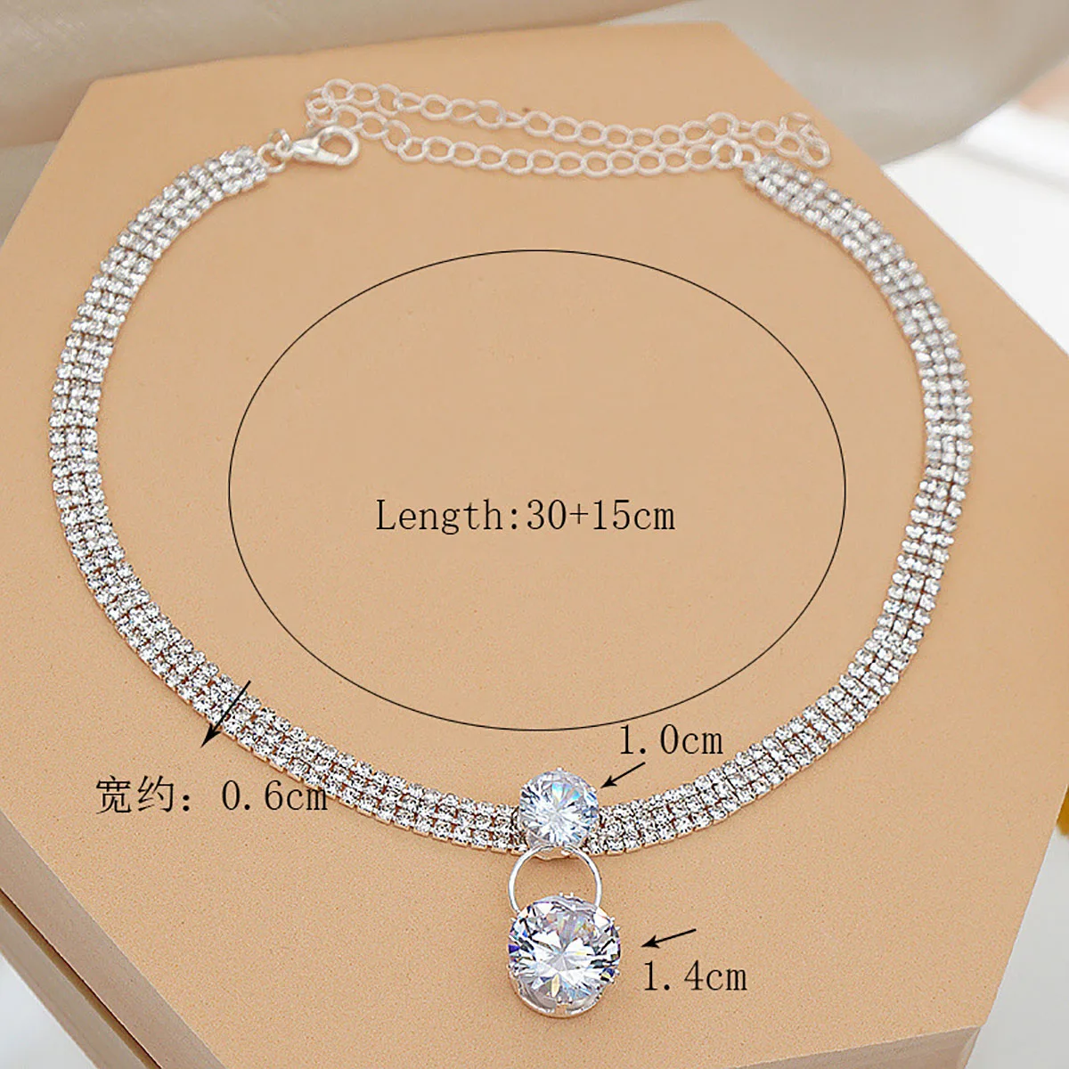 TREAZY новинка подвеска из циркония искусственное ожерелье-чокер для женщин