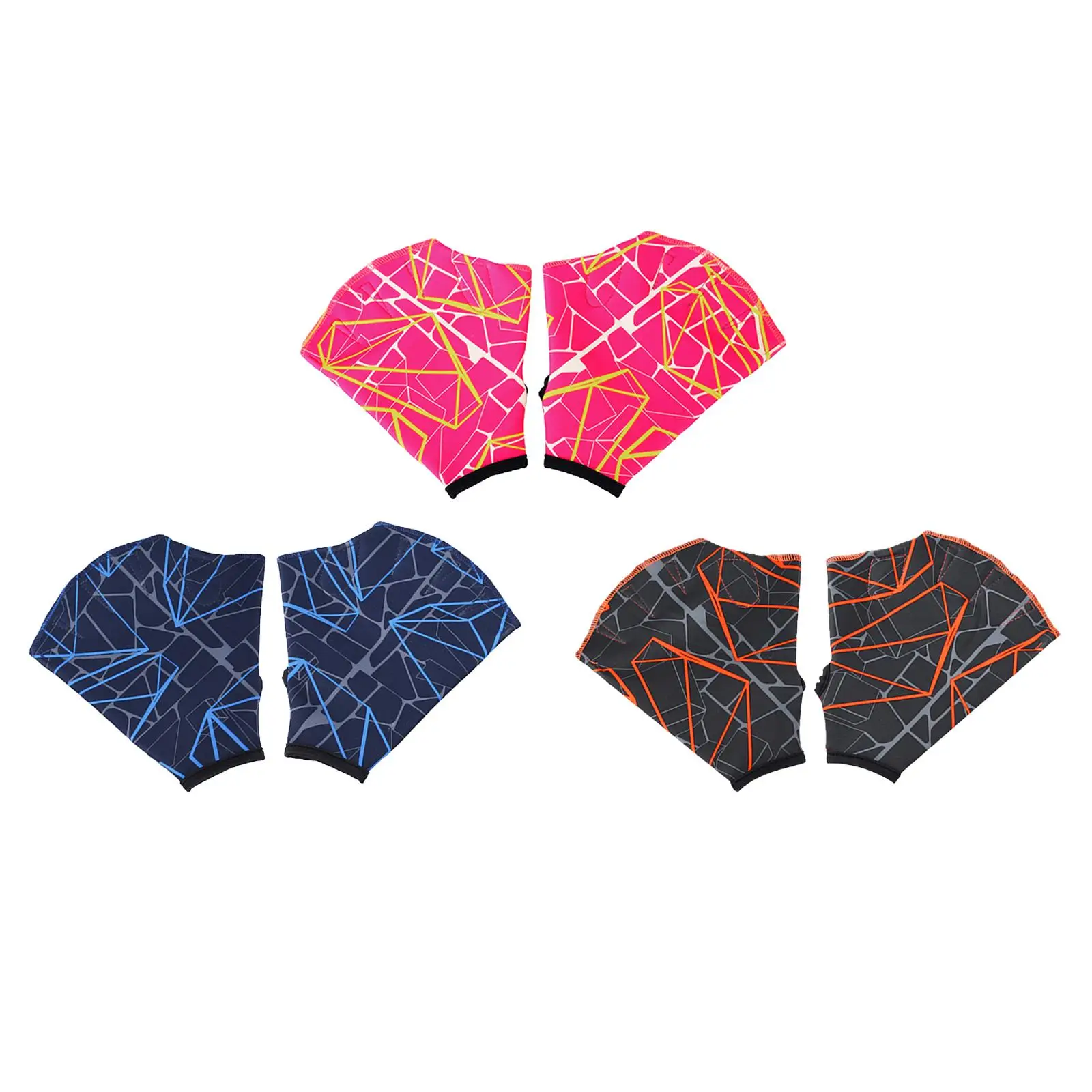 

Unisex Frog Type Girdles Swimming Hand Flippers Finger Webbed Gloves Paddle Adult Water Sports