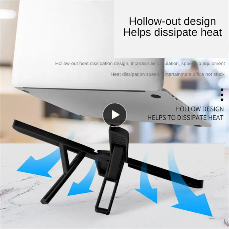 

Convenient Laptop Stand Rubber Creative Universal Tablet Holder For Notebook Portable Notebook Support Hollow-out Durable Simple