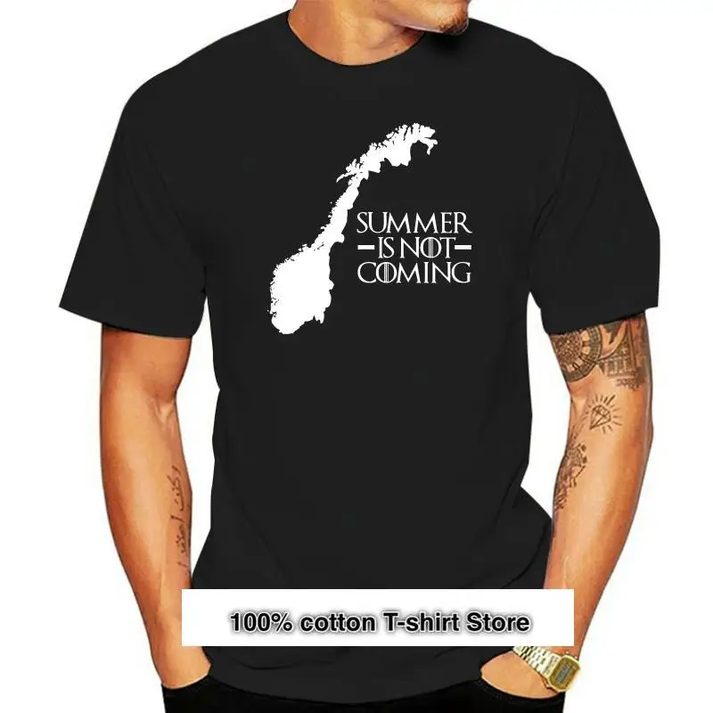 

Camiseta Unisex estándar de Noruega, gran oferta, moda, verano, no viene, 2022