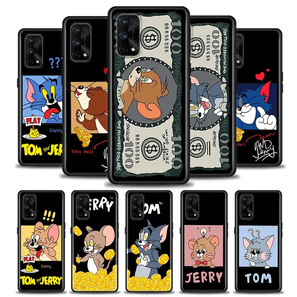 

Cat And Mouse Anime Cartoon Comic Phone Case For Oppo Realme XT GT GT2 5 6 7 7i 8 8i 9i 9 C17 Pro 5G SE Master Neo2 3 Cover Capa