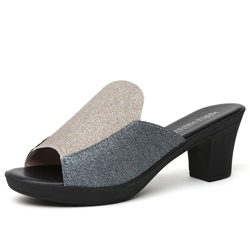 

Women Sandals EARLDE 2022 New Fashion 5cm Platform Sandals Mujer Summer Shoes Chaussures Light Weight Femme Sandalias Size 35-40