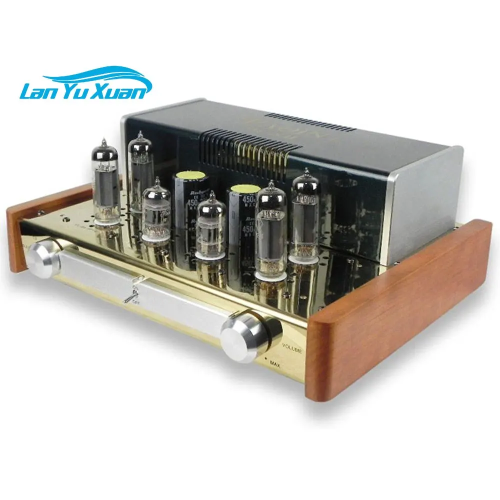 

YAQIN MC-84L Integrated Vacuum Tube Amplifier SRPP Circuit 6P14*4 Class AB1 Tube Headphone Earphone Amplifier 2*12W 110V/220V