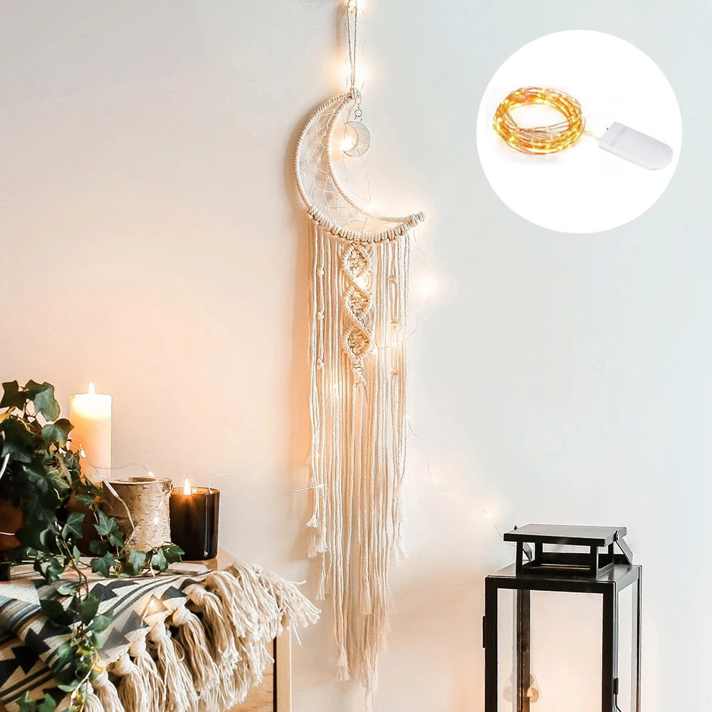 Moon Macrame Wall Hanging Boho Hoom Decor Macrame Dream Catcher Tapestry Wall Kids Room Decoration Home Wedding Ornament Gift
Moon Macrame Wall Hanging Boho Hoom Decor Macrame Dream Catcher Tapestry Wall Kids Room Decoration Home Wedding Ornament Gift