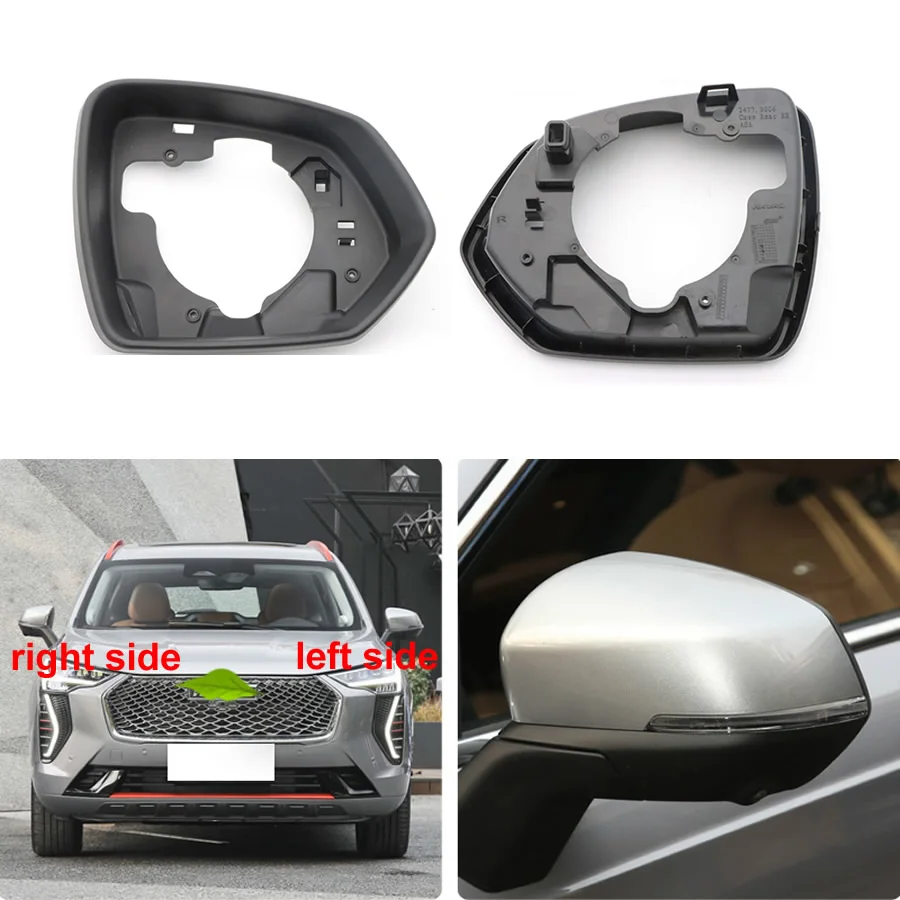 

For Great Wall Haval Jolion Car Accessories Door Wing Mirrors Holder Rearview Mirror Trim Ring Housing Frame