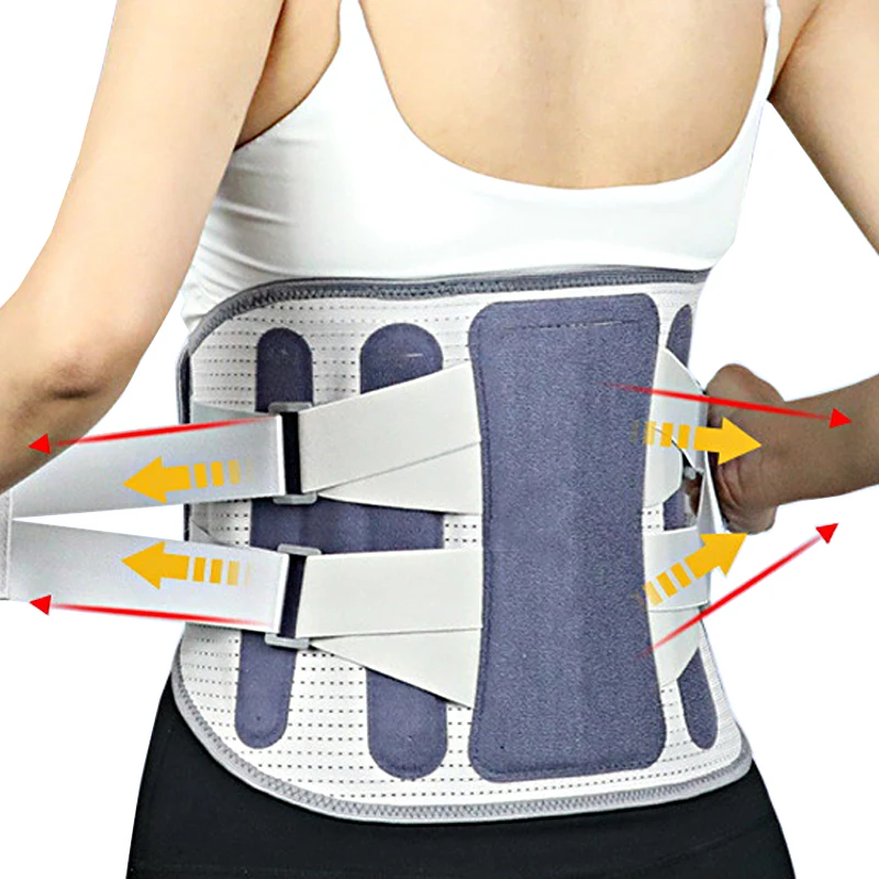 

Tourmaline Magnetic 3 Pad Large Size Lower Back Brace Orthopedic Lumbar Support Pain Waist Sciatica Scoliosis Belt For Men Women