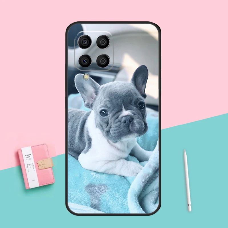 Чехол для телефона Pug Dog с французским бульдогом Samsung Galaxy M53 M33 M23 M13 M12 M22 M32 M52 M20 M14 M54