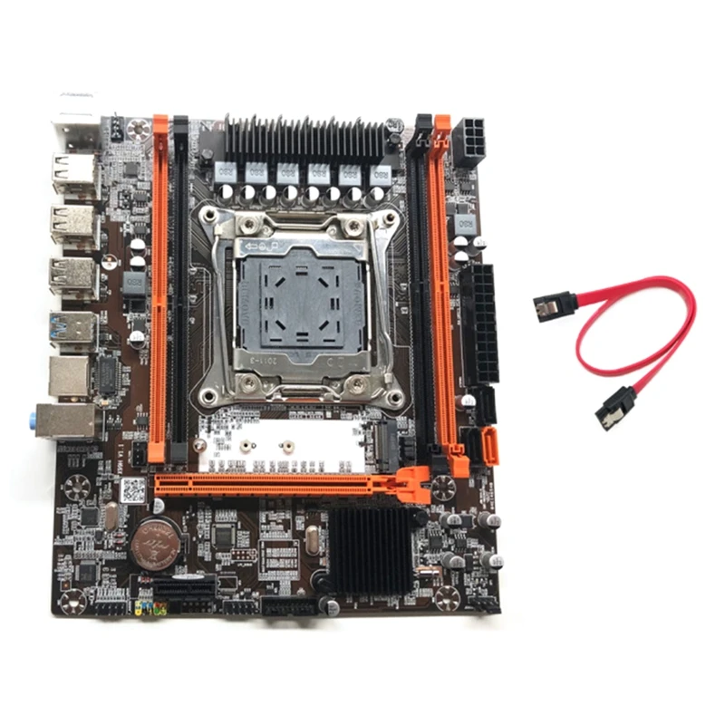 X99H Motherboard LGA2011-3 Computer Motherboard Support DDR4 RAM Memory Support E5 2678 2666 V3 Series CPU