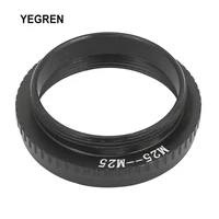6 5 mm microscope objective lens adapter ring mounting thread m25 to m25 objective parfocal length extension ring adapter
