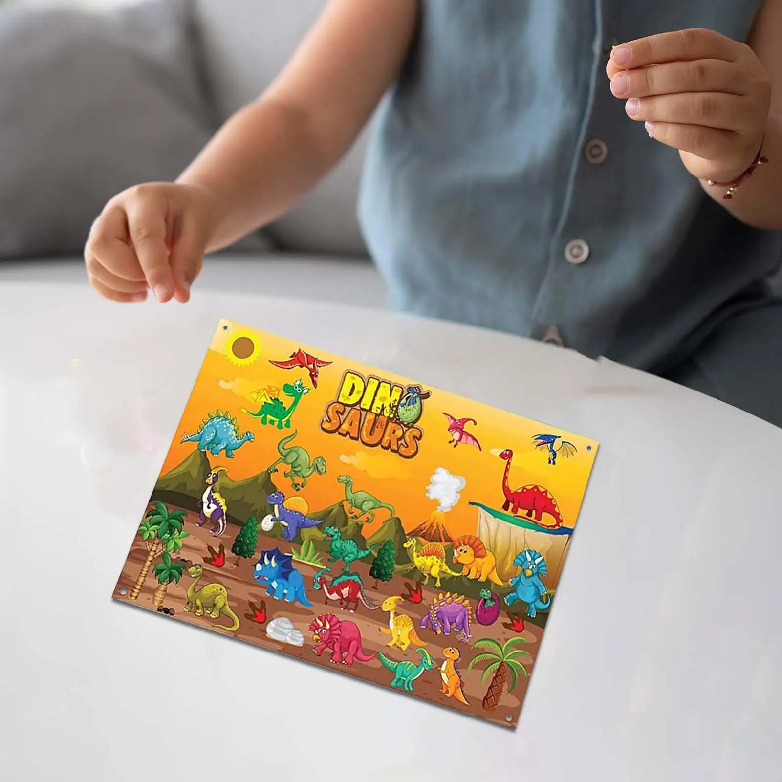 

DIY Felt Board Toy Busy Board Cartoon Pattern Activity Board Room Decor Wall Flannel Board for Children Boys Toddlers Girls Kids