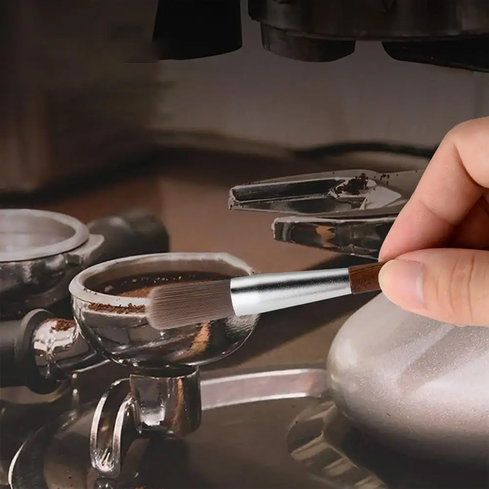 Деревянная щетка для кофемашины противоизносная экономичная удобная