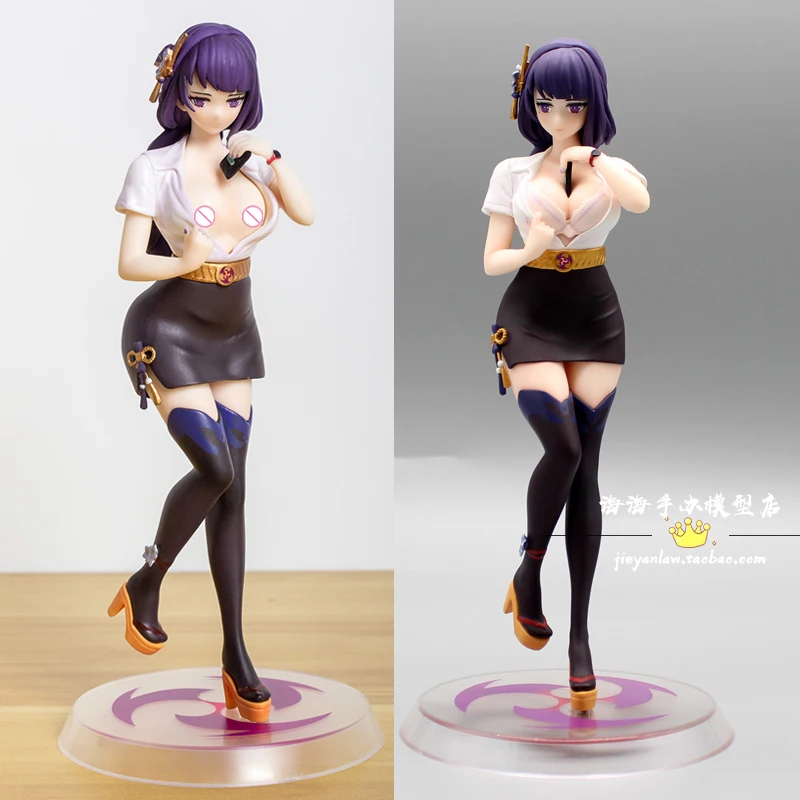 

22 см GK статуя Genshin Impact Raiden Shogun Beelzebul сексуальная девушка фигурка ПВХ экшн-фигурка игрушка для взрослых Коллекционная модель куклы Подарки