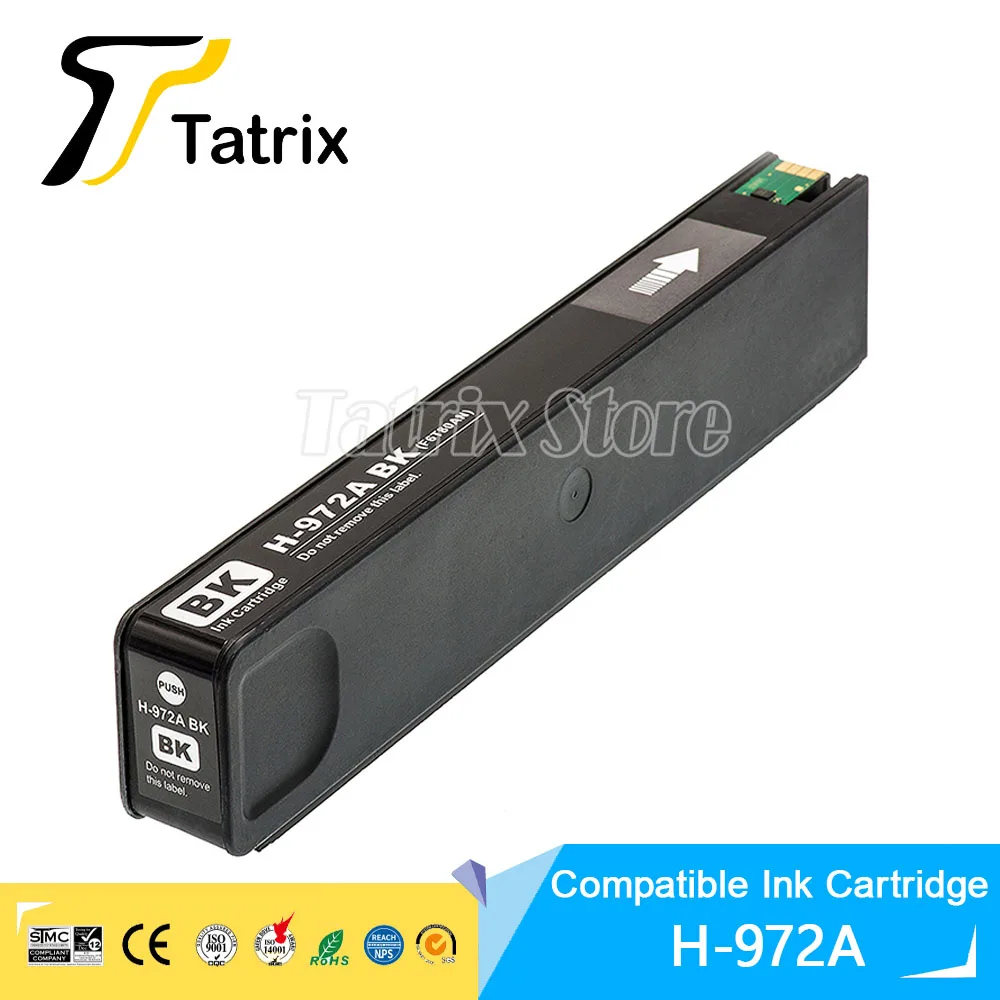 Tatrix 4 цвета для HP972A HP972 972 972A чернильный картридж PageWide Pro 477dw 577dw 452dw 477dn 452dn 577z 552dw P55250dw