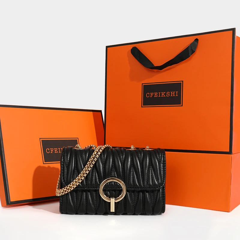

High Quality 2022 New Fashion Ladies All-match Diagonal Solid Color Shoulder Bag Famous Luxury Designer Petit Sac Femme Cc Gg