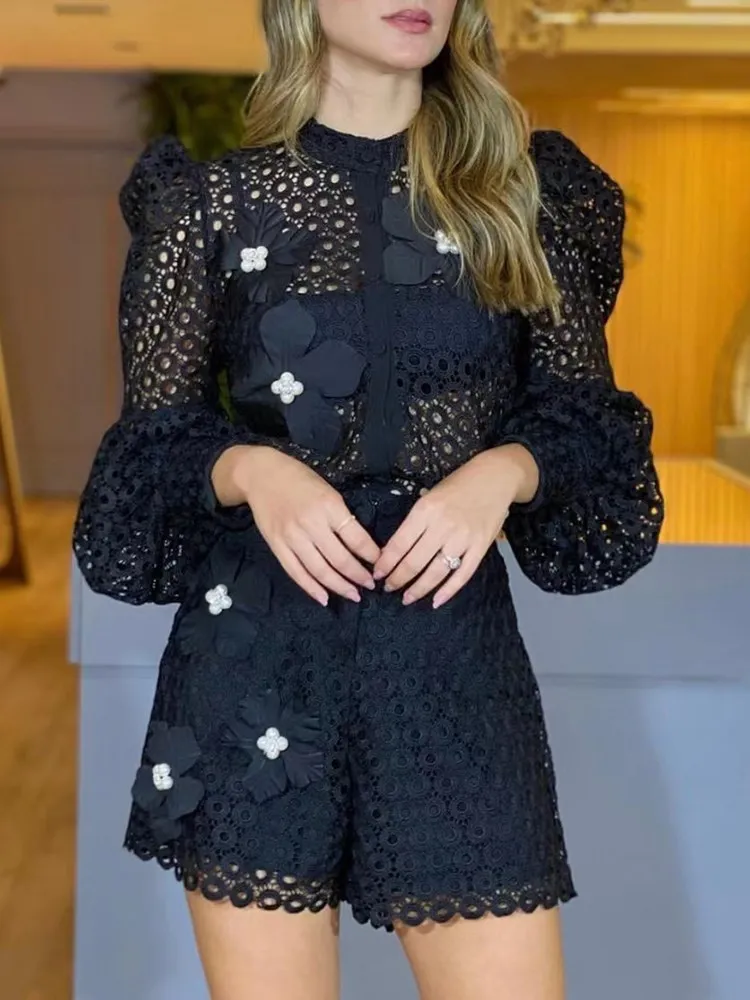 Женский комплект из двух предметов VGH однотонный топ с круглым вырезом и