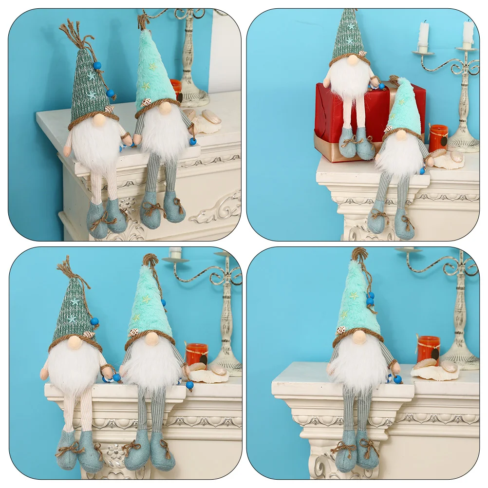 Длинная ракушка в летнем стиле гном домашний карлик морской декор пляжное