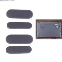 4Pcs Laptop Rubber Pad For Lenovo Thinkpad X1 Carbon 5th 6th X1C 2017 2018