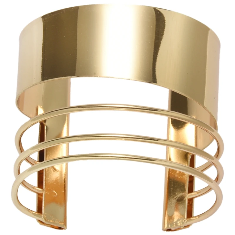 Металлическая катушка открытый конец манжеты браслет для женщин День матери