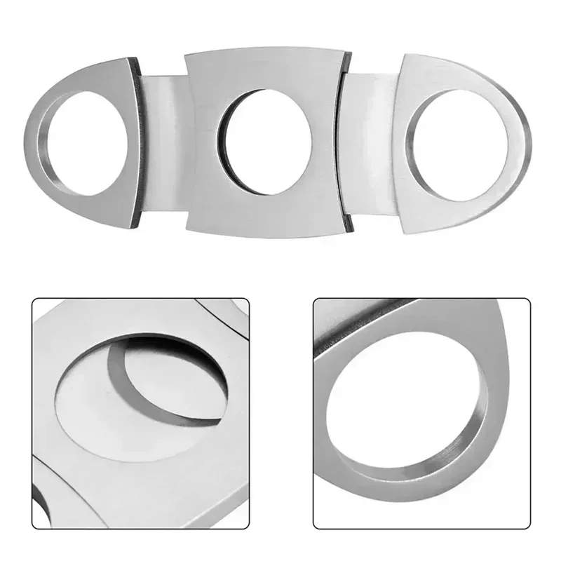 Резак для сигар из нержавеющей стали аксессуары дыма подарок мужчин портсигар