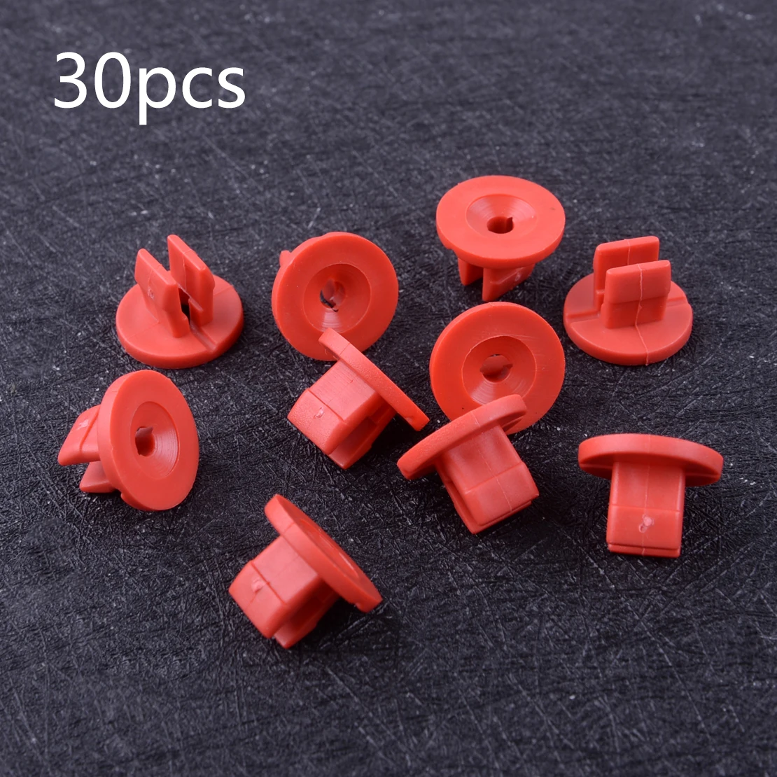 

1 Set HN1 19.2 mm Red Under-Body Center Shield Retainer Nut Nylon W702438S300 Fit for Ford Edge Escape