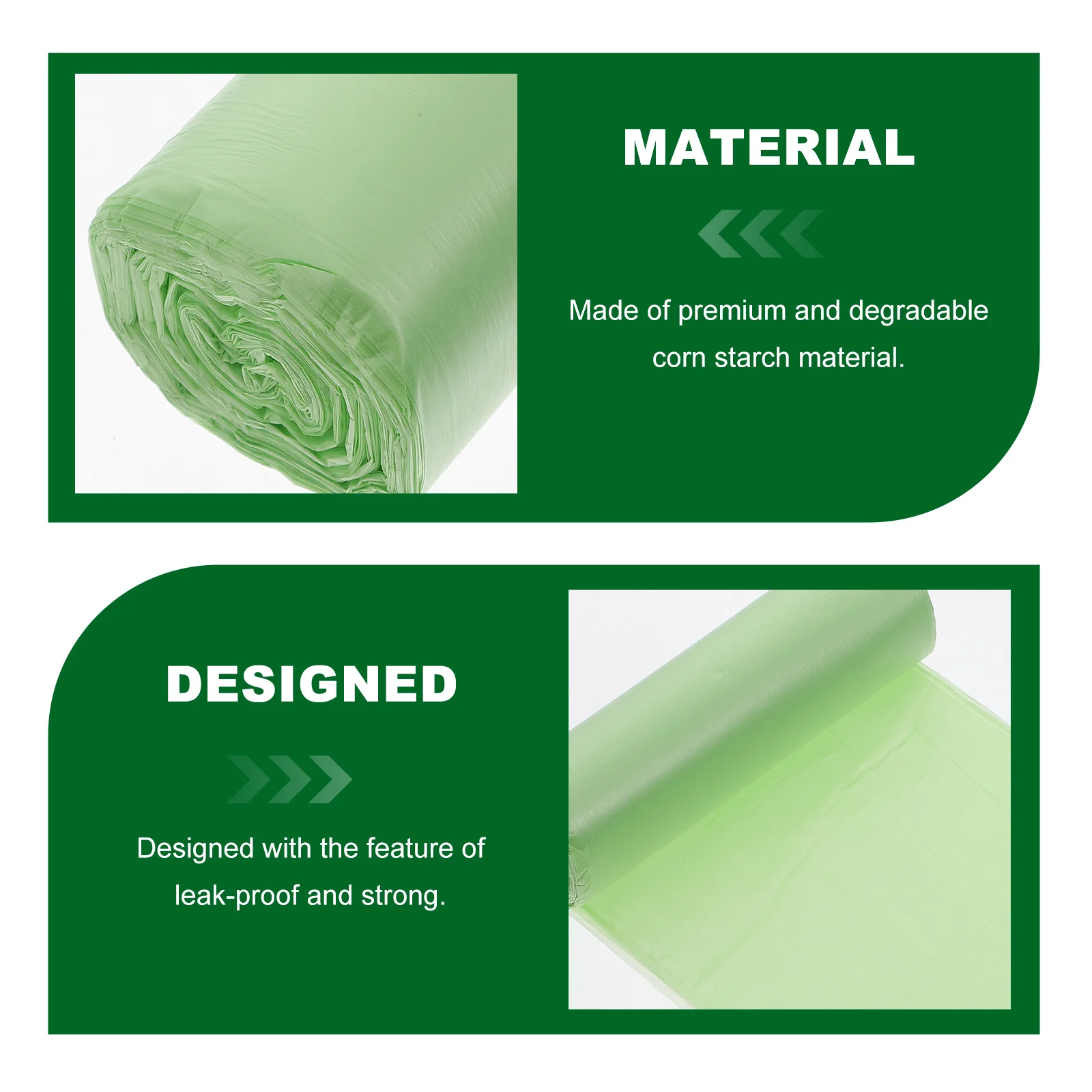 100 шт. офисные мусорные баки мешок для компоста биоразлагаемые мешки мусора