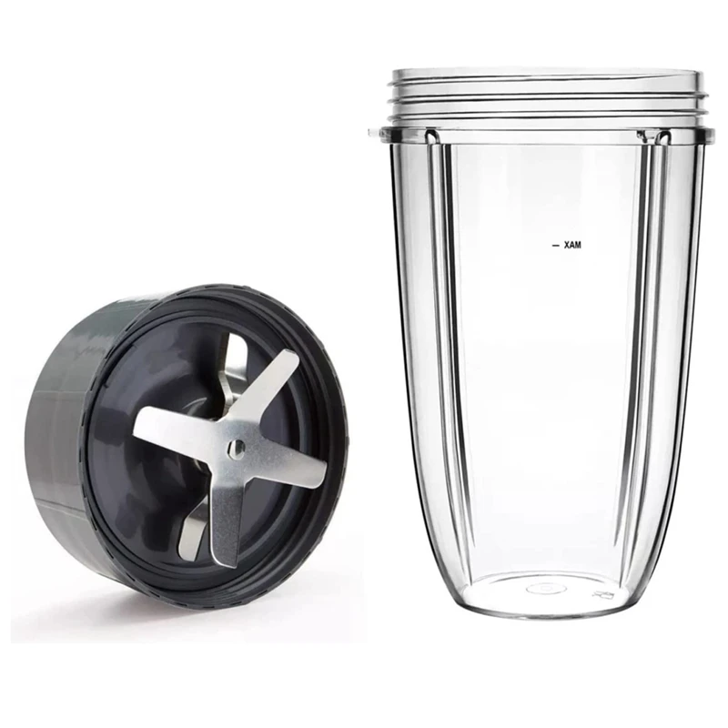 

Блендер с чашкой 24 унции и лезвием для экстрактора, подходит для серии Nutribullet Pro 600 Вт/900 Вт