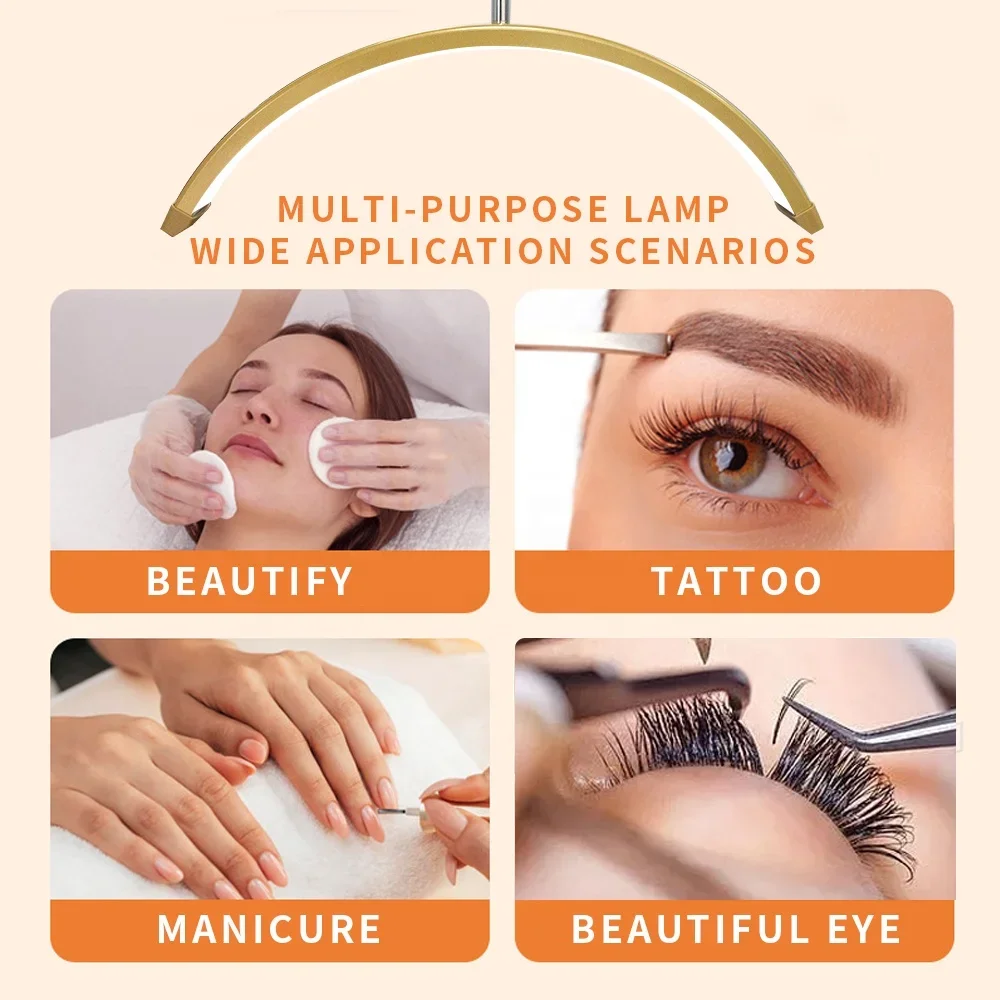 Светодиодная напольная лампа для ресниц Half Moon Beauty татуировок макияжа