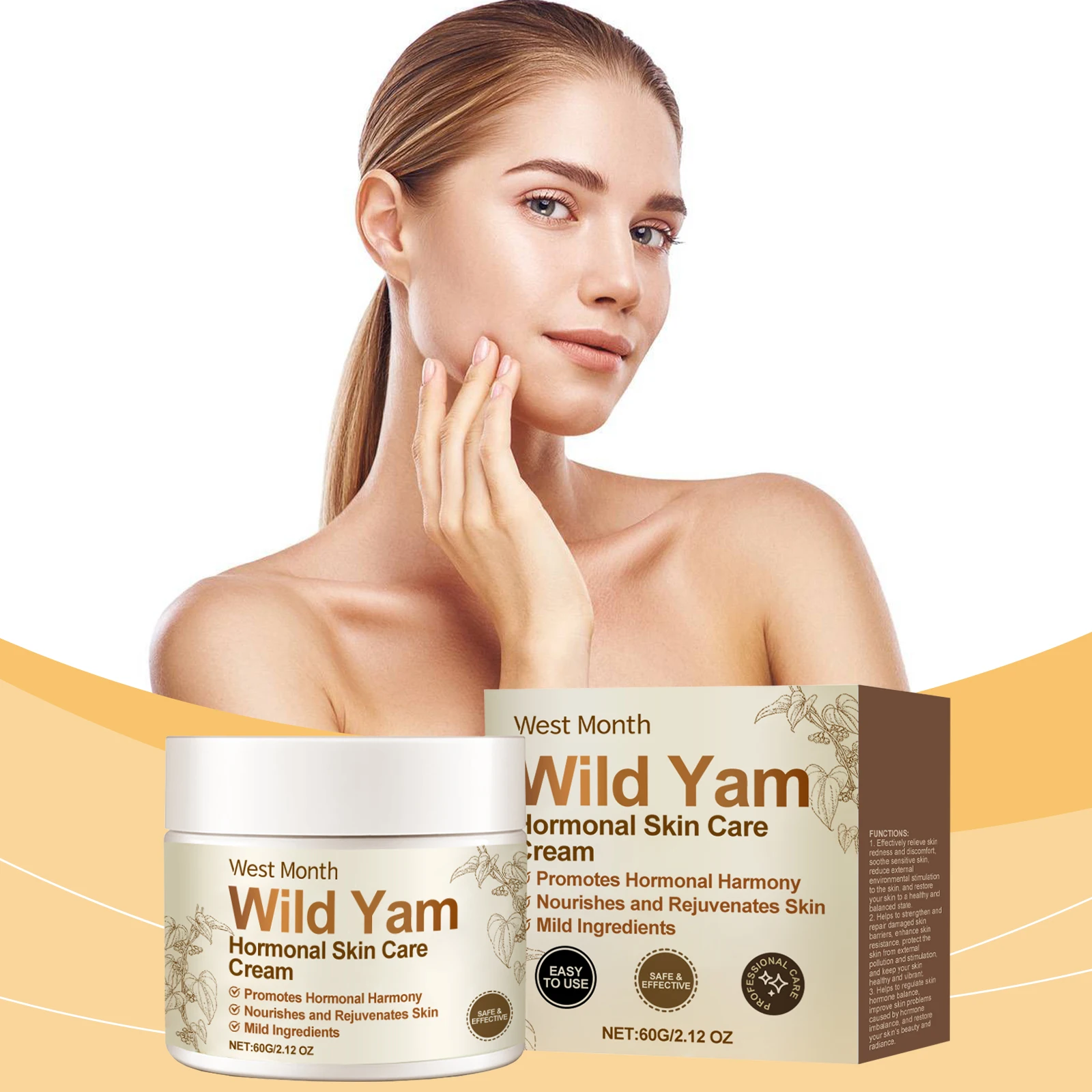 Крем с гормональным балансом Wild Yam — натуральный фитострогенный увлажняющий