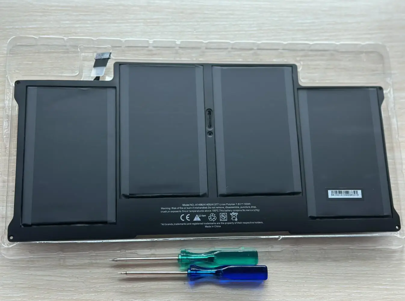 A1405 A1496 Аккумулятор для ноутбука Apple MacBook 2010-2017 Air 13 A1369 A1466 MC503 MC503ZP/A MC504LL/A