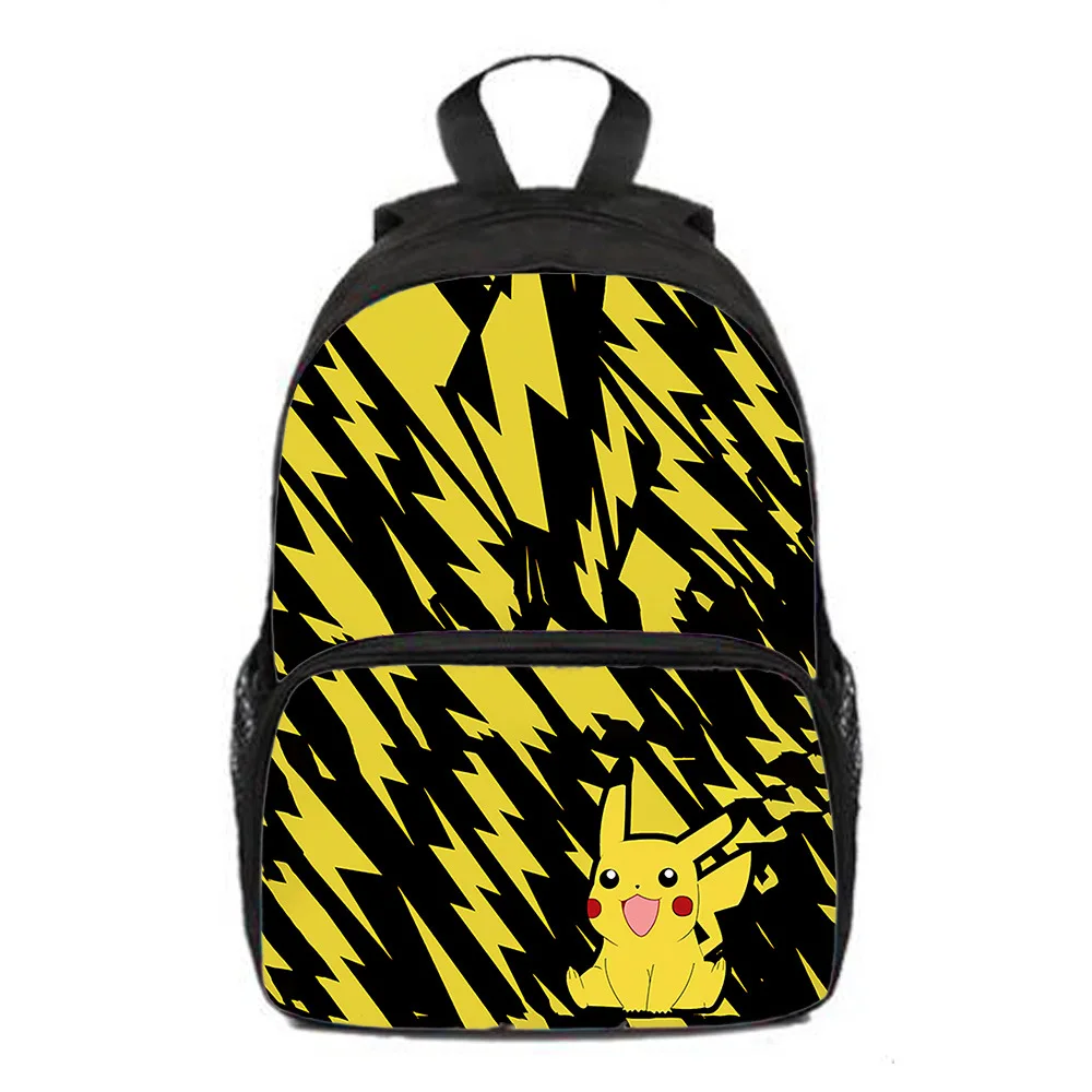 

Pikachu Pokémon Pokemon School Bag Backpack Elementary School Kindergarten Backpack Children Large Capacity Zipper Bag Gifts