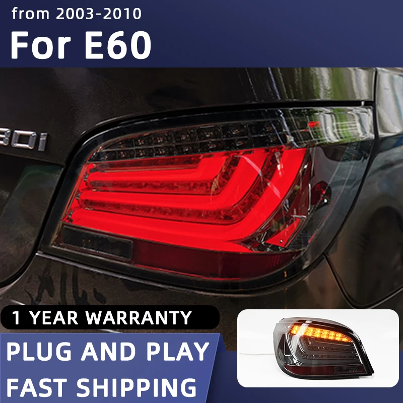 

Car Styling Taillights for BMW E60 520I 523I 525I 530I LED Tail Light 2004-2007 Tail Lamp DRL Rear Turn Signal Automotive Access