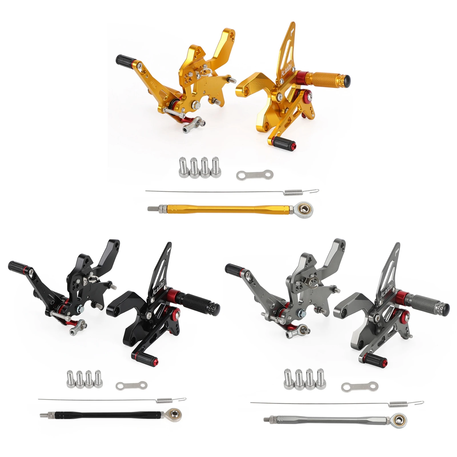 

Artudatech CNC Rearsets Регулируемые подножки для Kawasaki Z900 Z 900 2021 2022 аксессуары для мотоциклов