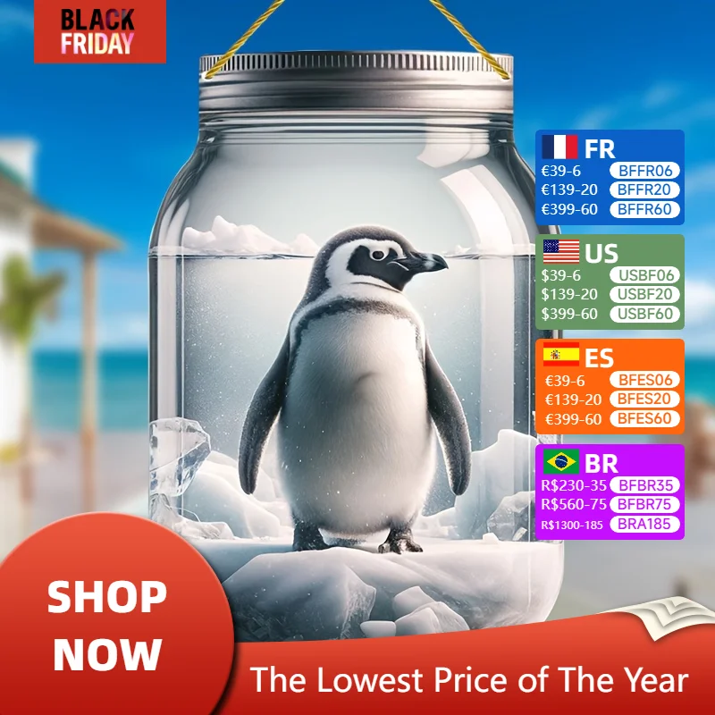 Зеркало Пингвин подарок на любой случай! Осветляет свое пространство с помощью