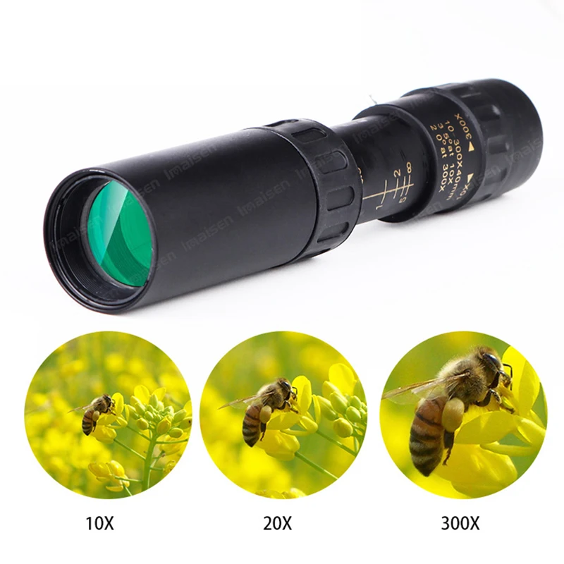 

300x40 Monocular Powerful Binoculars Professional Long Range Telescope For Traveling Hunting Camping With High-Definition View