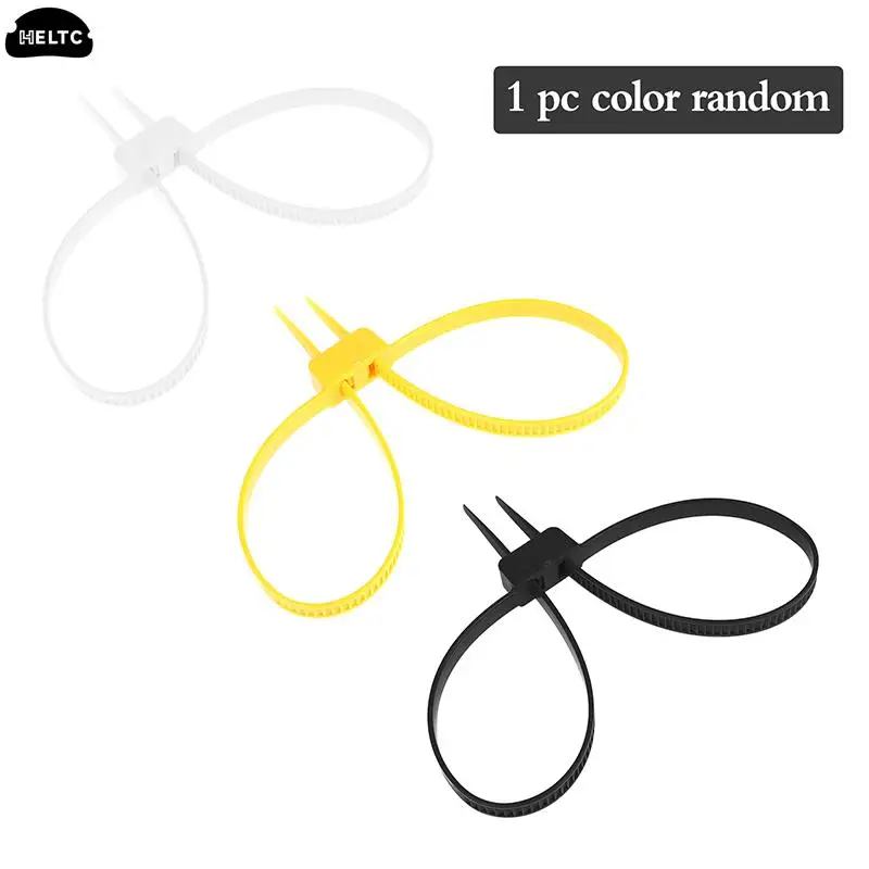 

1pcs Cable Ties Handcuff Disposable Double Flex Plastic Cable Tie Zip Tie Cuff Flex Restraints Binding Tape Nylon Binding Tape