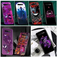 pokemon ghost gengar phone case black for lg q60 v60 v50s v50 v40 v30 k92 k71 k61 k51s k41s k50s k22 g8 g8x g8s thinq