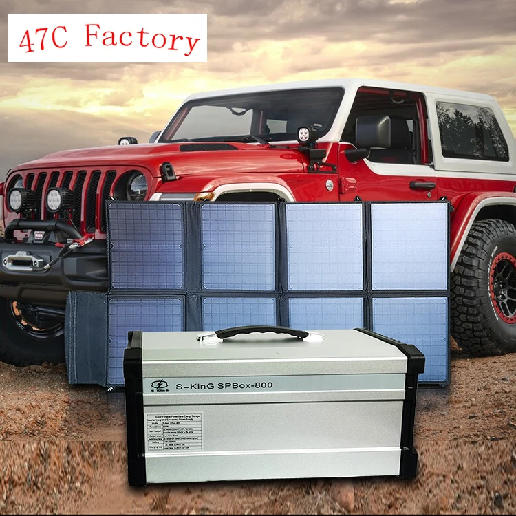 

Portable Lifepo4 Lithium Battery UPS Solar Generator With Solar Panel To Power Your Outdoor Equipment