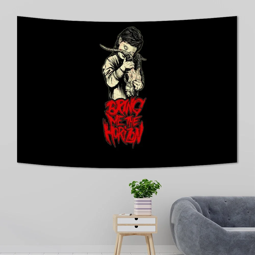 B-Bring M-Me The H-Horizons гобелен Metalcore рок-группа настенный фон для общежития ткань