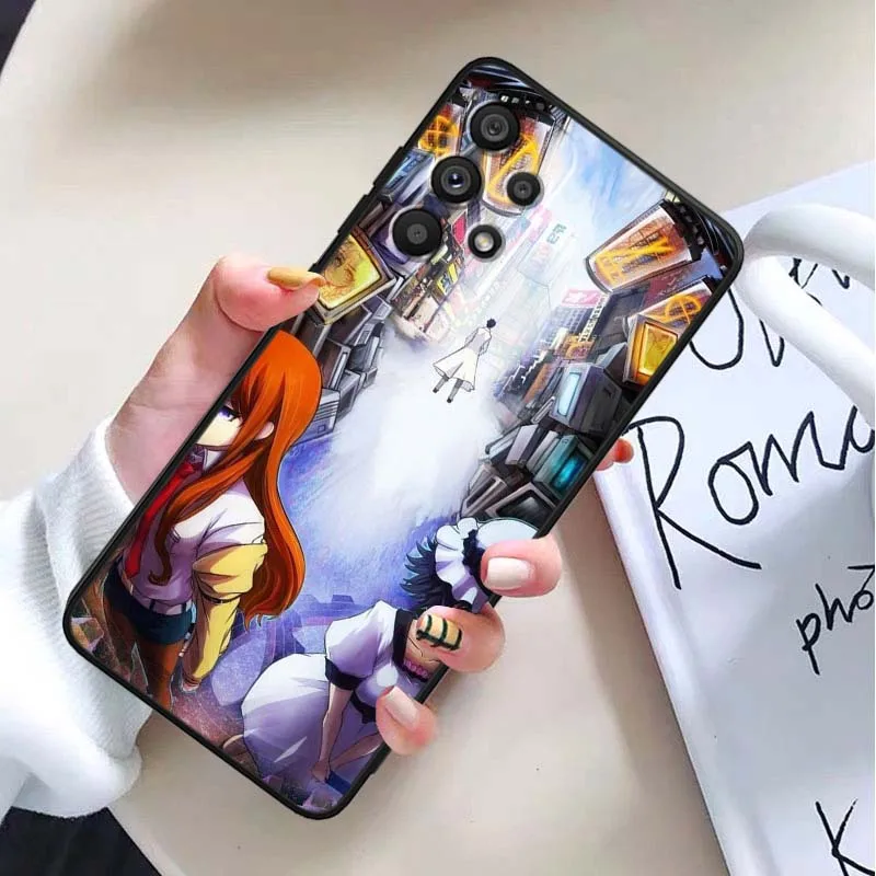Фото Чехол для телефона Kurisu Makise Anime для Samsung Galaxy A54 A55 A56 A70 A71 A72 A73 J4 J6 M02 M11 M16 M22 A15 A16 A14 A13 №3