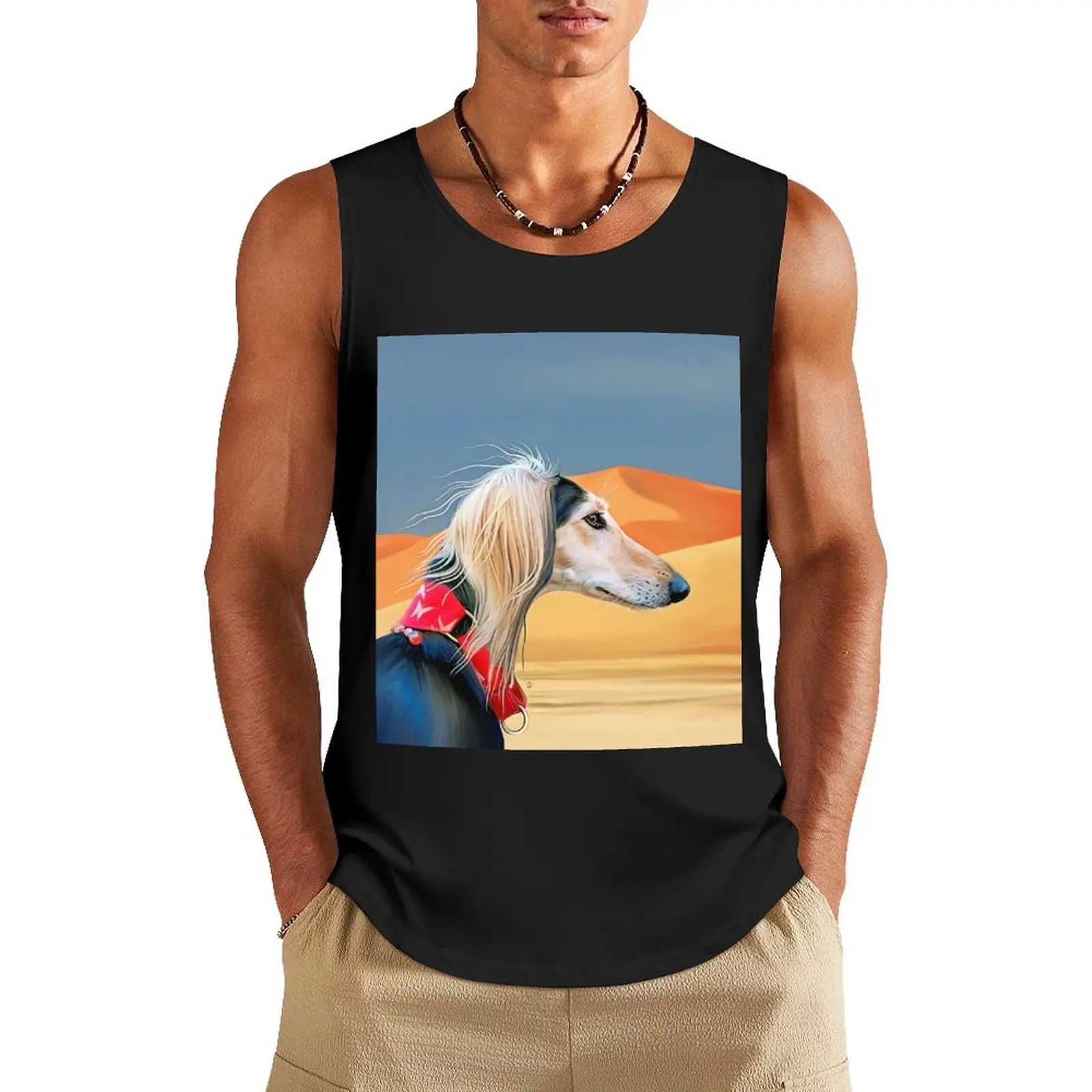 Салюки Охотница Майка новая в топах и футболках милые топы мужская спортивная