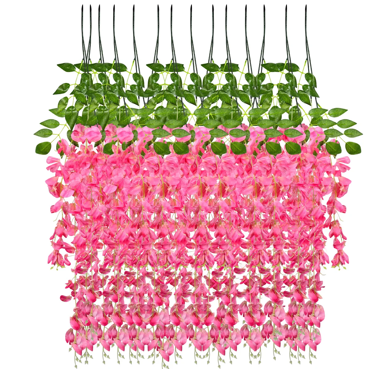 

Decoration Wisteria Flower Flowers Rattan Artificial Fake Garland Hanging Simulation Photography Props Home Decorwedding Bulk