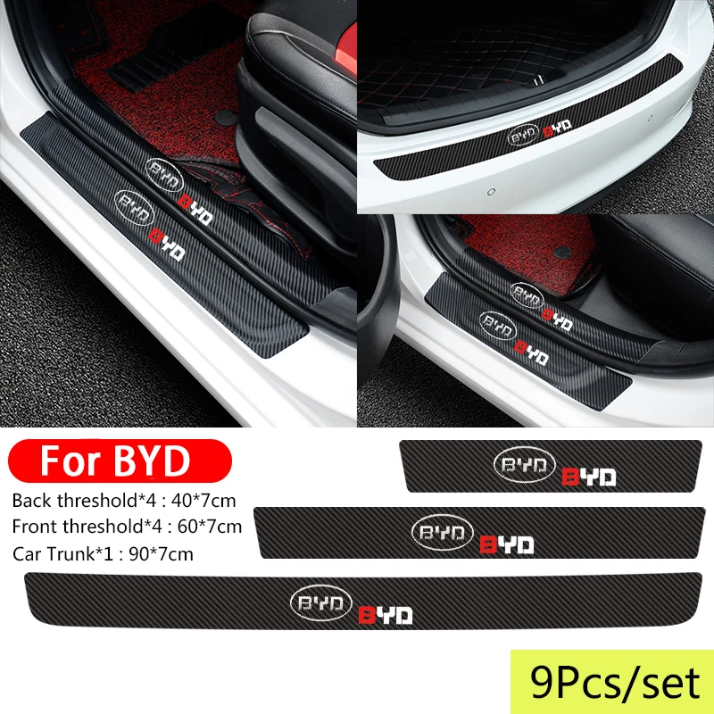 

Защитная пленка для автомобильного багажника из углеродного волокна для BYD Han Tang F3 F5 F6 S7 S8 F3R E5 M6 Song Yuan Qin Surui