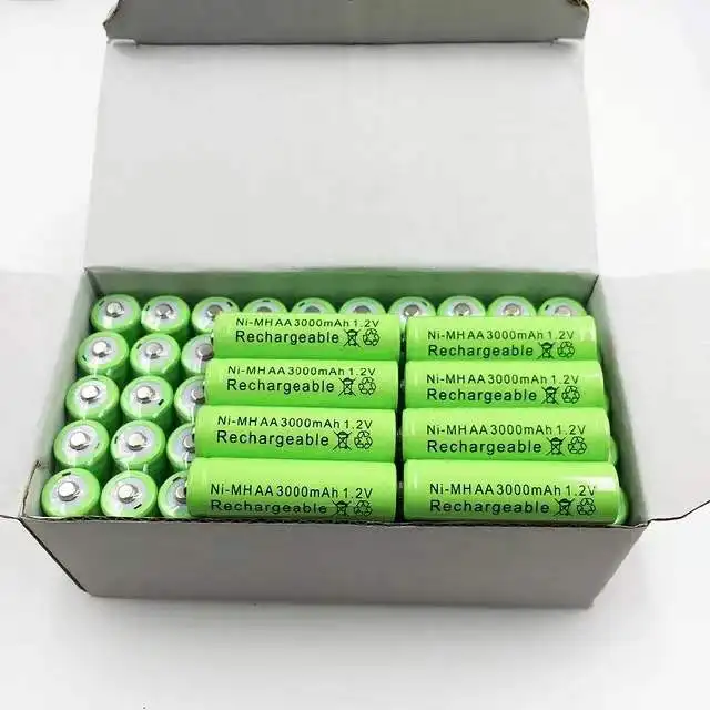 

4 ~ 20 PCS 1.2V 3000 MAh NI MH AA Pre-cargado Bateras Recargables NI-MH Recargable AA Batera Para Juguetes Micrfono De La Cmara