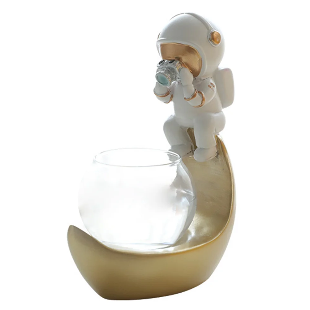 

1 Pc Decorative Multipurpose Practical Durable Hydroponic Vase Resin Craft for Home