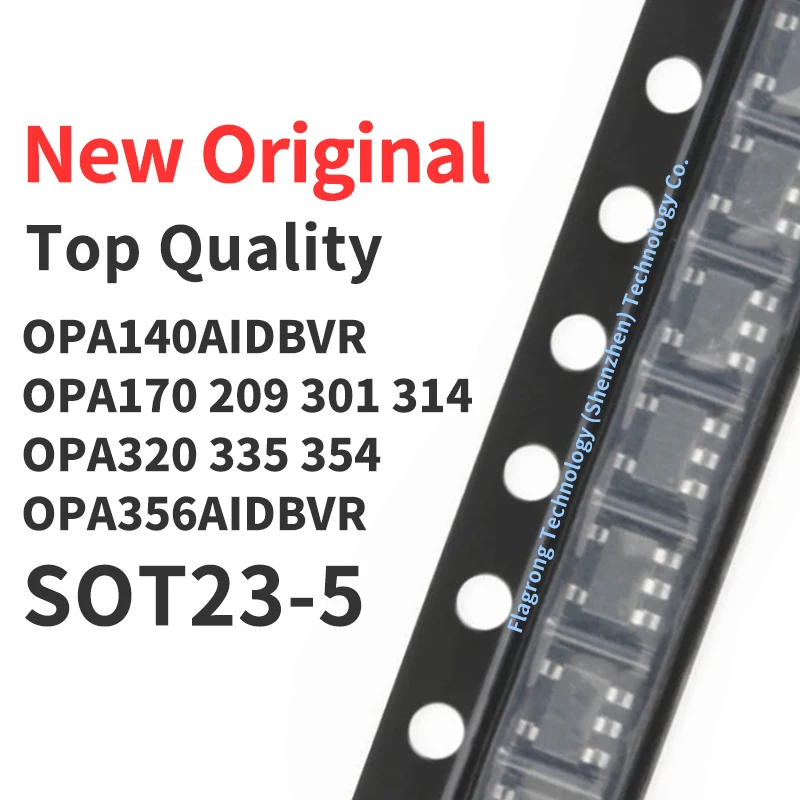 10 Pieces OPA140AIDBVR OPA170 OPA209 OPA301 OPA314 OPA320 OPA335 OPA354 AIDBVR OPA356AIDBVR AIDBVT SOT23-5 Chip IC New Original