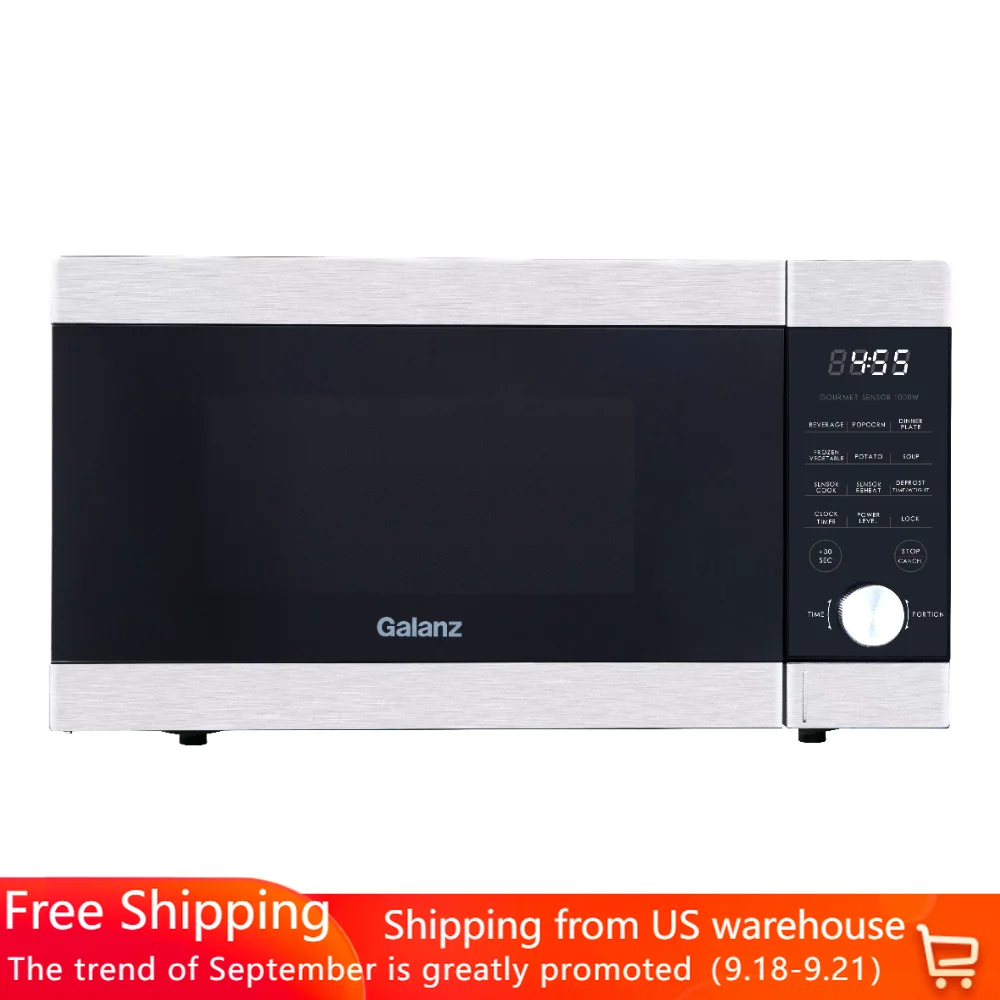 

Express Wave 1.1 Cu. Ft. Sensor Cook Countertop Microwave Oven 1000 Watts Stainless Steel Microwave Free Shipping Ovens Kitchen