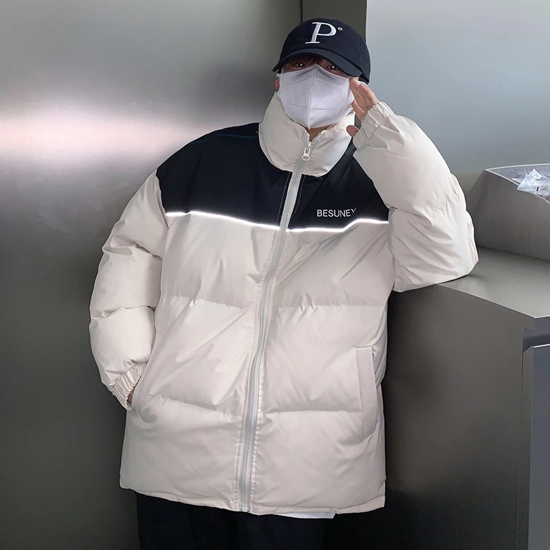 Mens Winter Jackets 2022 Luxury On Party Stand Collar Thick Warm Outwear Cats