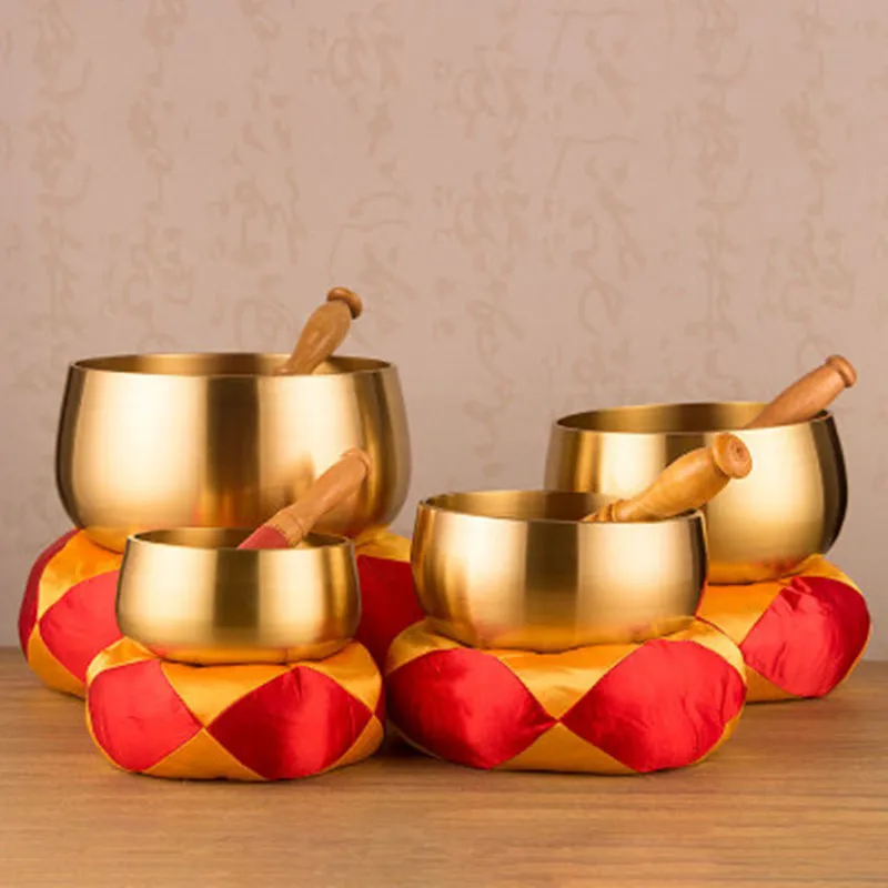 

Чаша Будда ручной работы из чистой меди, чаша для йоги, медитации, чаша для звуковой терапии, медная тарелка, украшение для дома