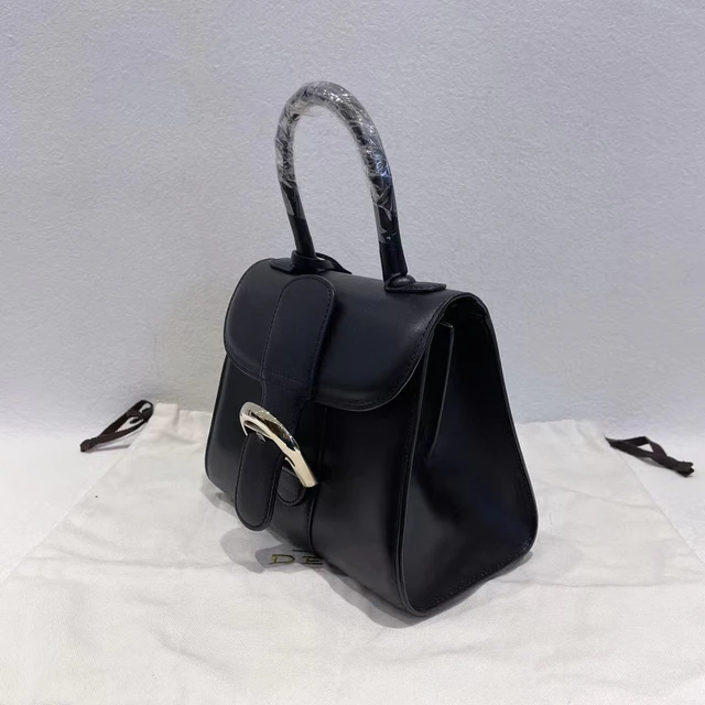 Delvaux Brillant Mini 2022 Luxury Designer Saddle Bag Genuine Leather Handbag Famous Brand Crossbody One Shoulder Women's Bag 3